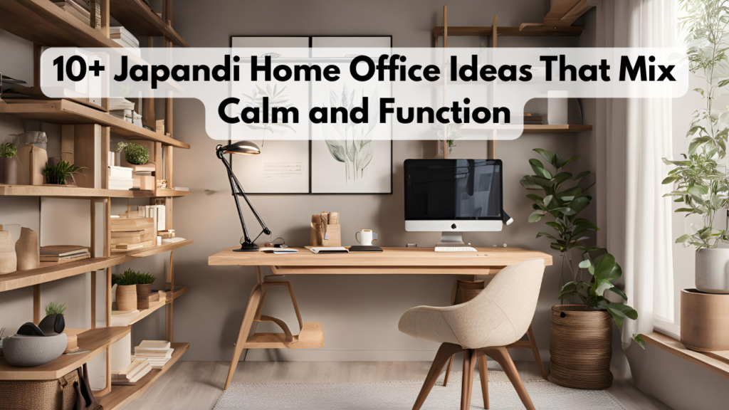10+ Japandi Home Office Ideas That Mix Calm and Function