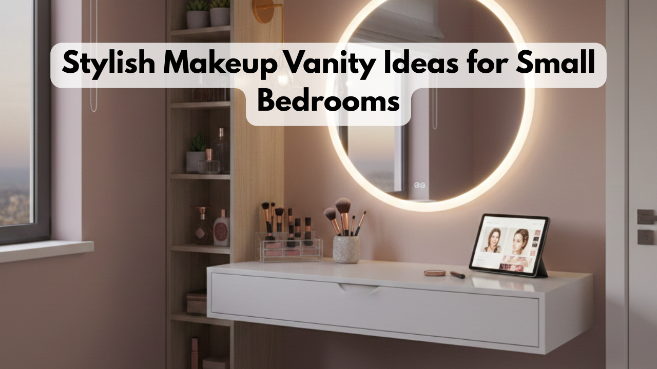 Stylish Makeup Vanity Ideas for Small Bedrooms