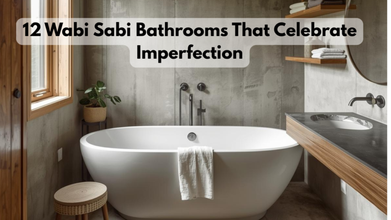 Wabi Sabi Bathrooms That Celebrate Imperfection