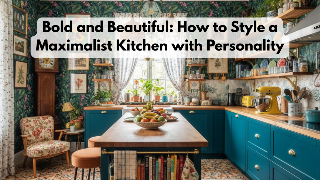 How to Style a Maximalist Kitchen with Personality
