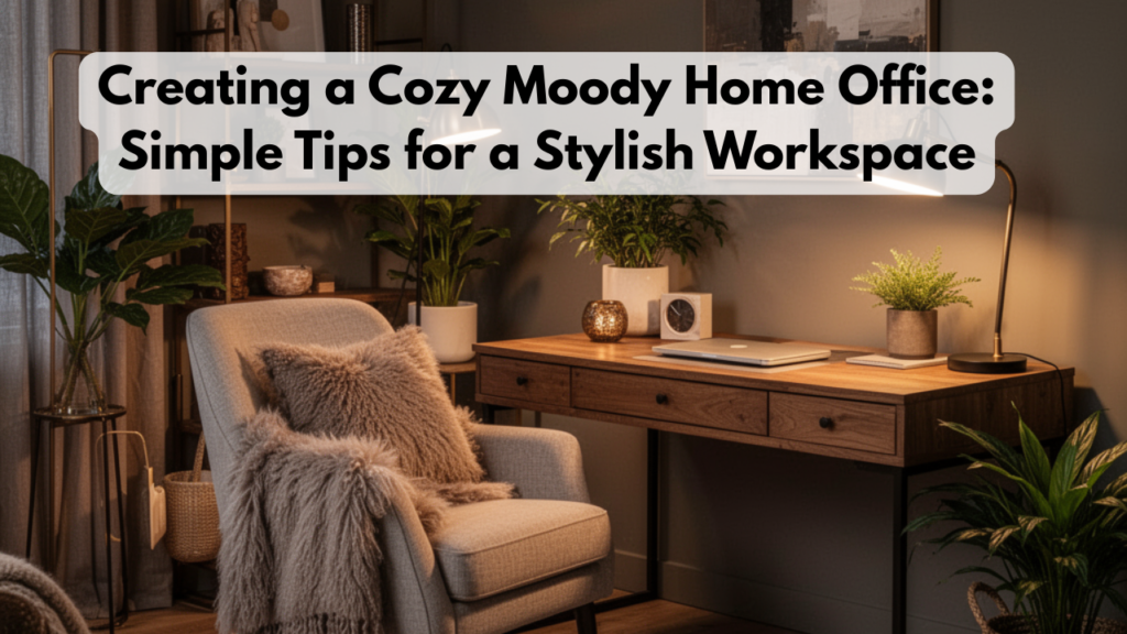Creating a Cozy Moody Home Office Simple Tips for a Stylish Workspace