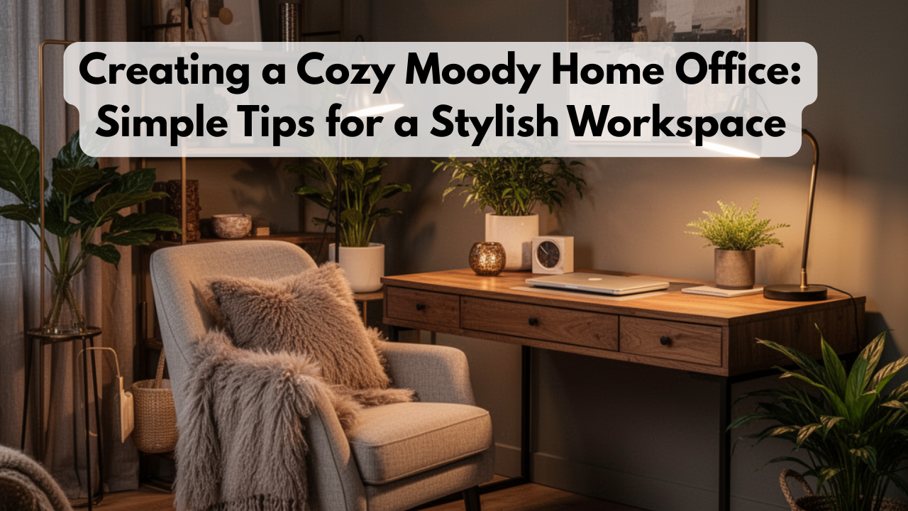 Creating a Cozy Moody Home Office Simple Tips for a Stylish Workspace