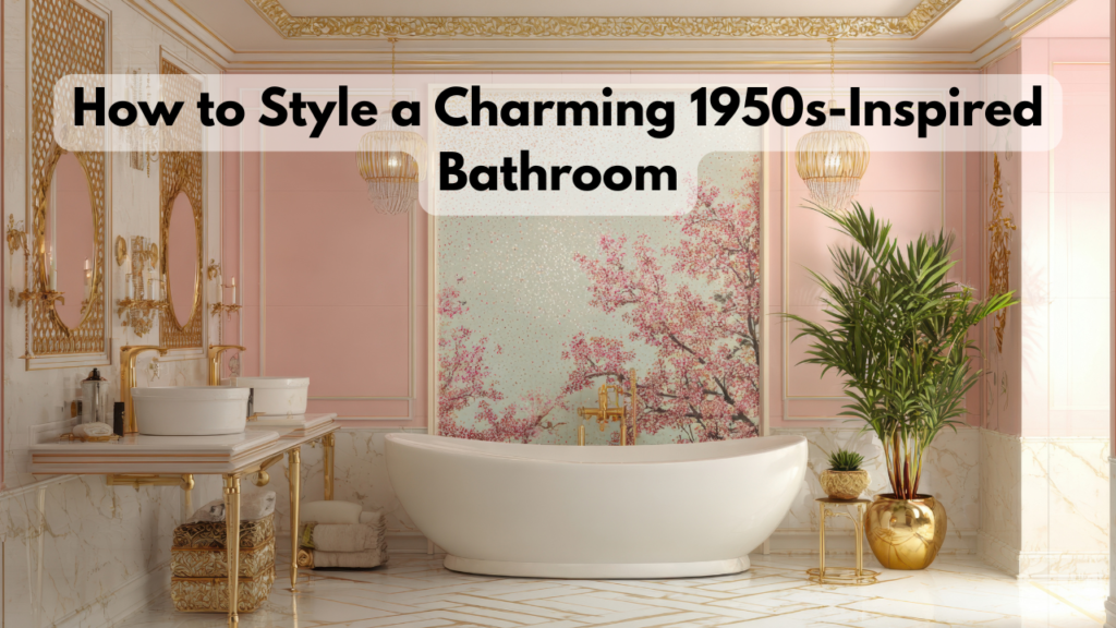 How to Style a Charming 1950s-Inspired Bathroom