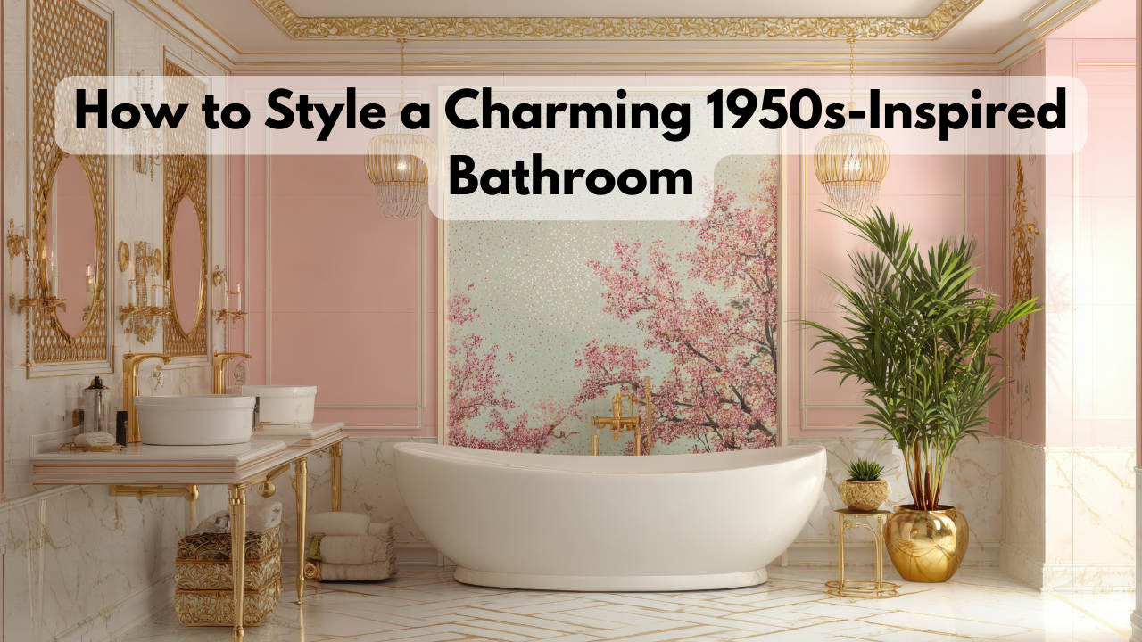 How to Style a Charming 1950s-Inspired Bathroom