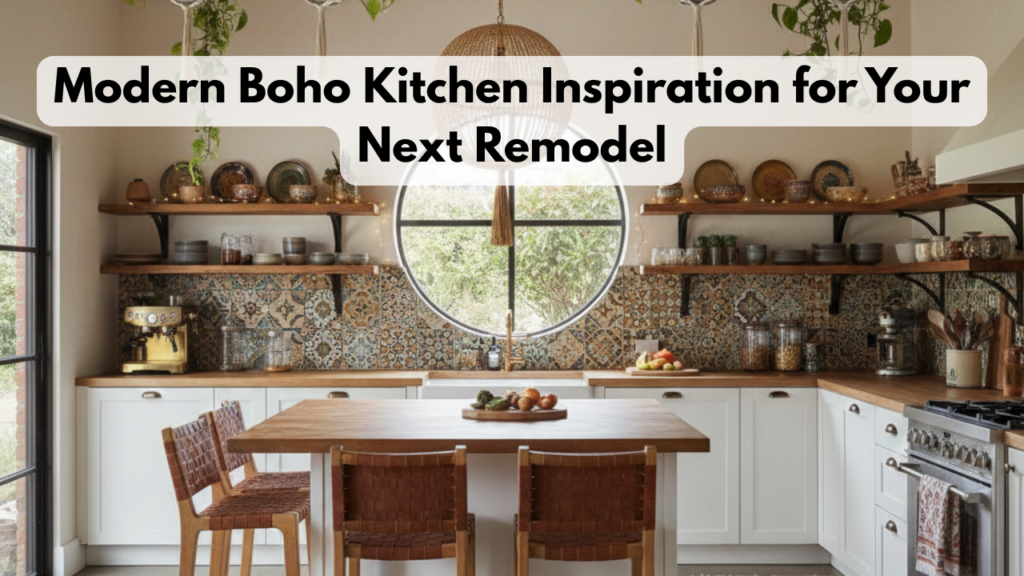 Modern Boho Kitchen Inspiration for Your Next Remodel