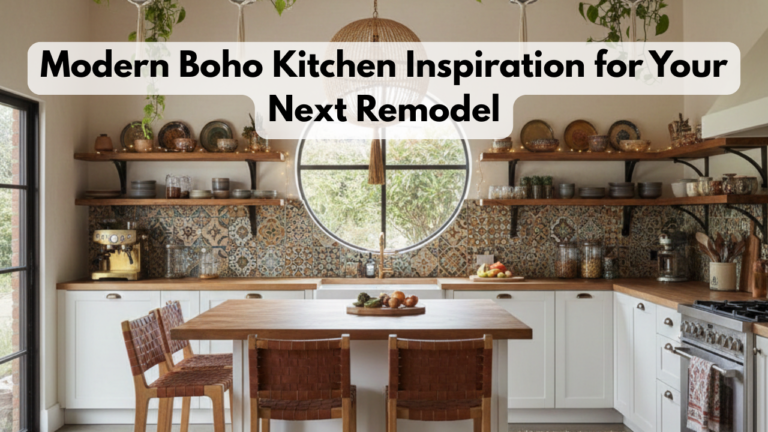 Modern Boho Kitchen Inspiration for Your Next Remodel