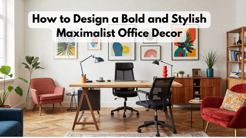 How to Design a Bold and Stylish Maximalist Office Decor