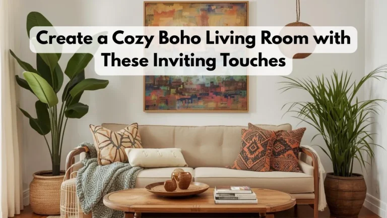 Create a Cozy Boho Living Room with These Inviting Touches