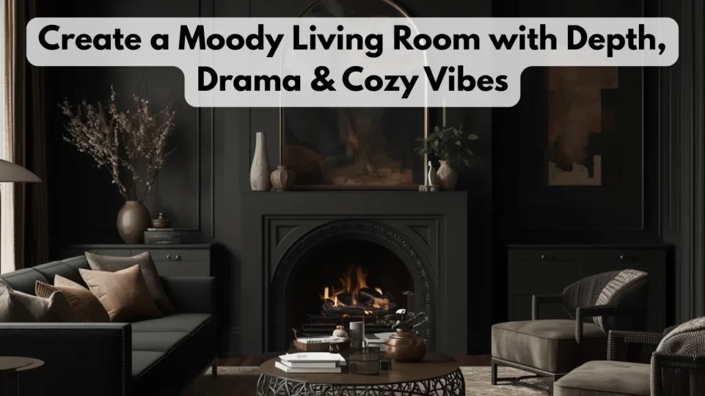 Create a Moody Living Room with Depth, Drama & Cozy Vibes