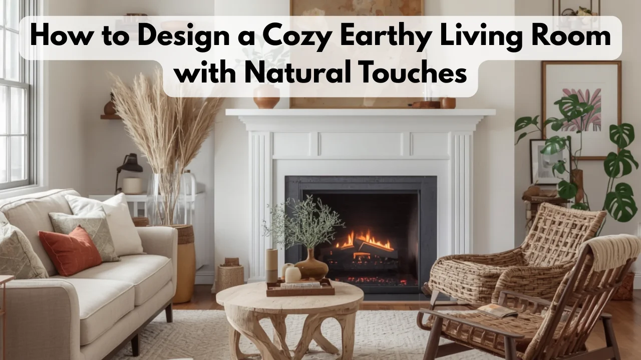 How to Design a Cozy Earthy Living Room with Natural Touches