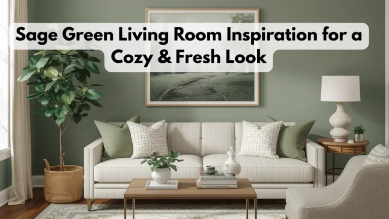 Sage Green Living Room Inspiration for a Cozy & Fresh Look