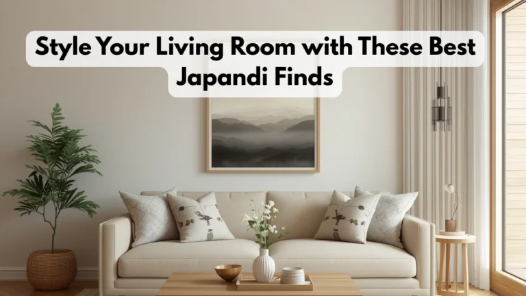 Style Your Living Room with These Best Japandi Finds