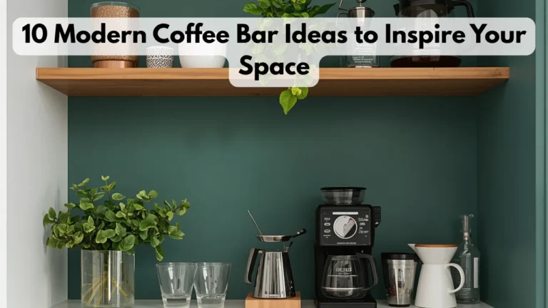 10 Modern Coffee Bar Ideas to Inspire Your Space
