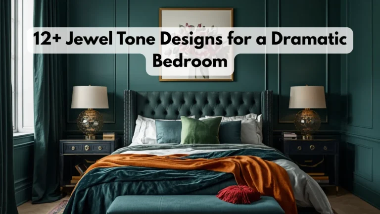 12+ Jewel Tone Designs for a Dramatic Bedroom
