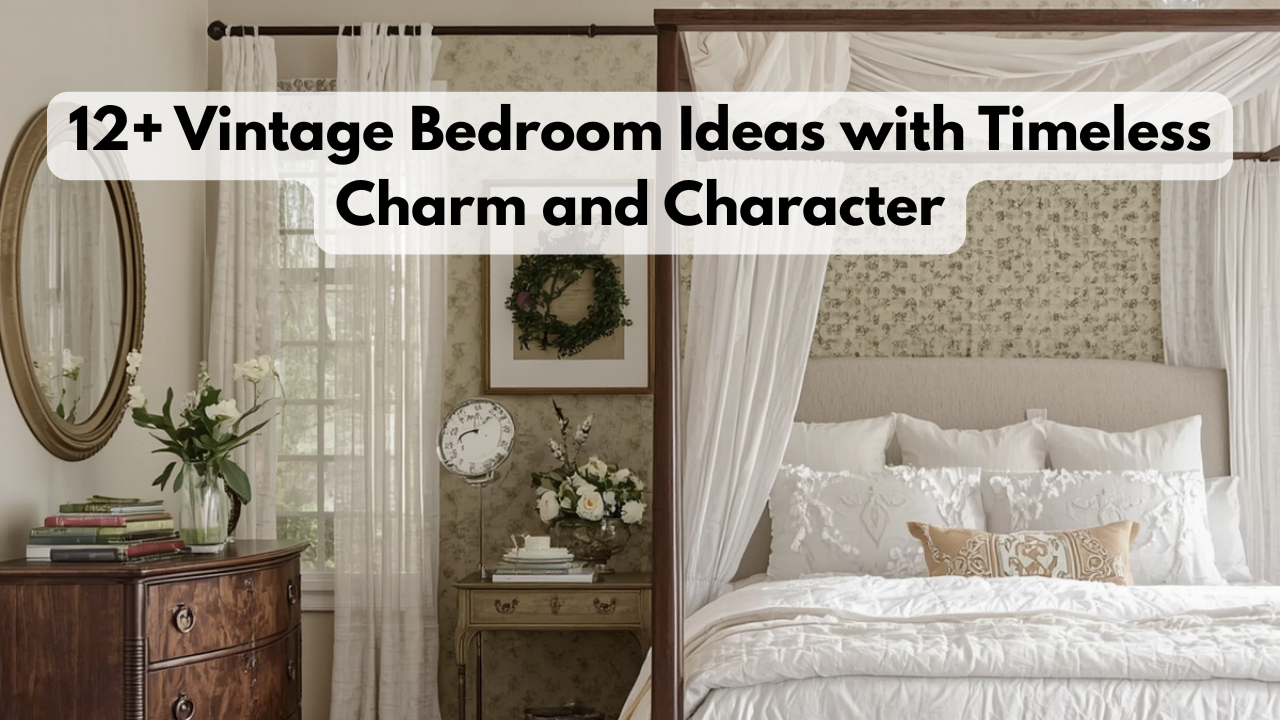 12+ Vintage Bedroom Ideas with Timeless Charm and Character