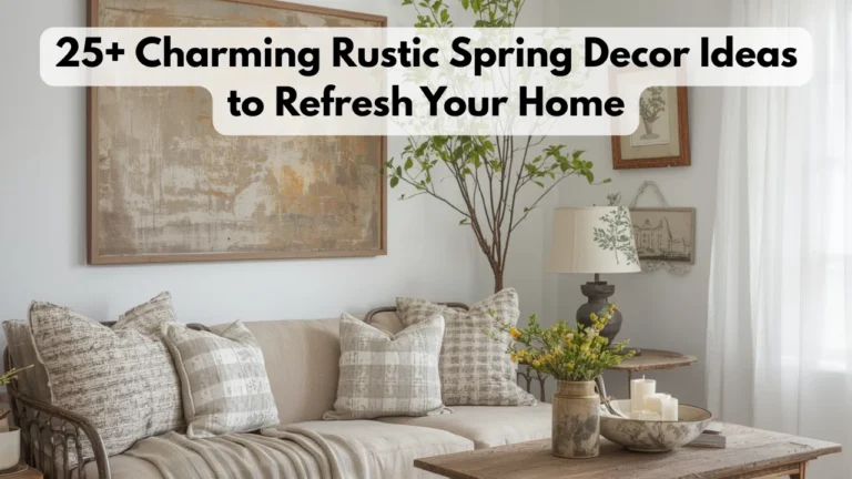 25+ Charming Rustic Spring Decor Ideas to Refresh Your Home