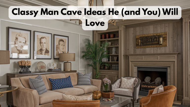 Classy Man Cave Ideas He (and You) Will Love