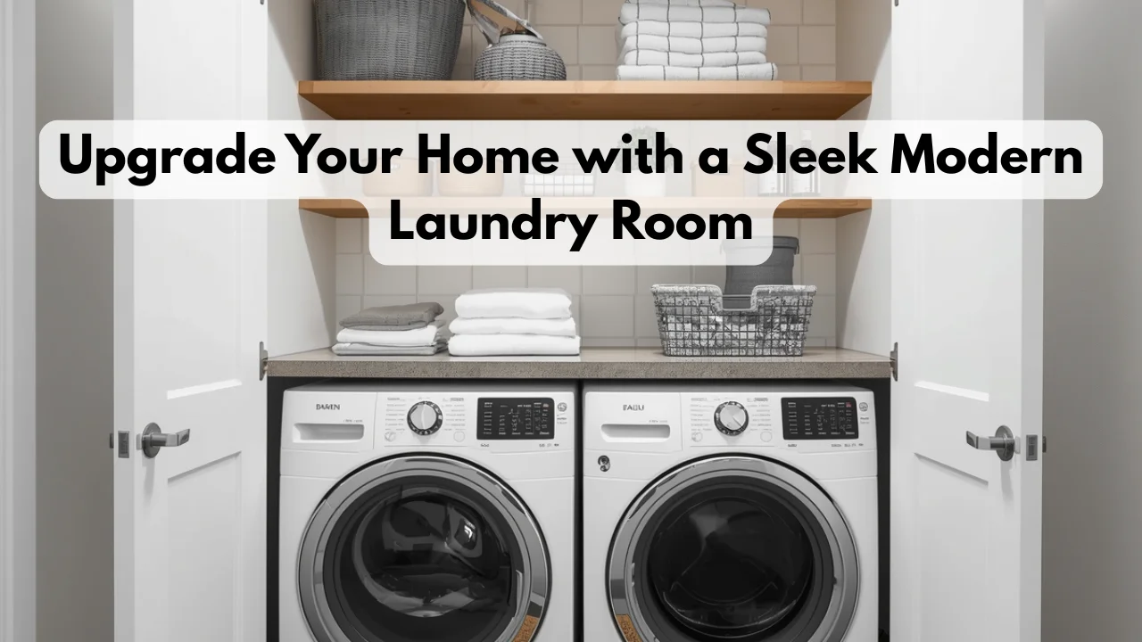 Upgrade Your Home with a Sleek Modern Laundry Room