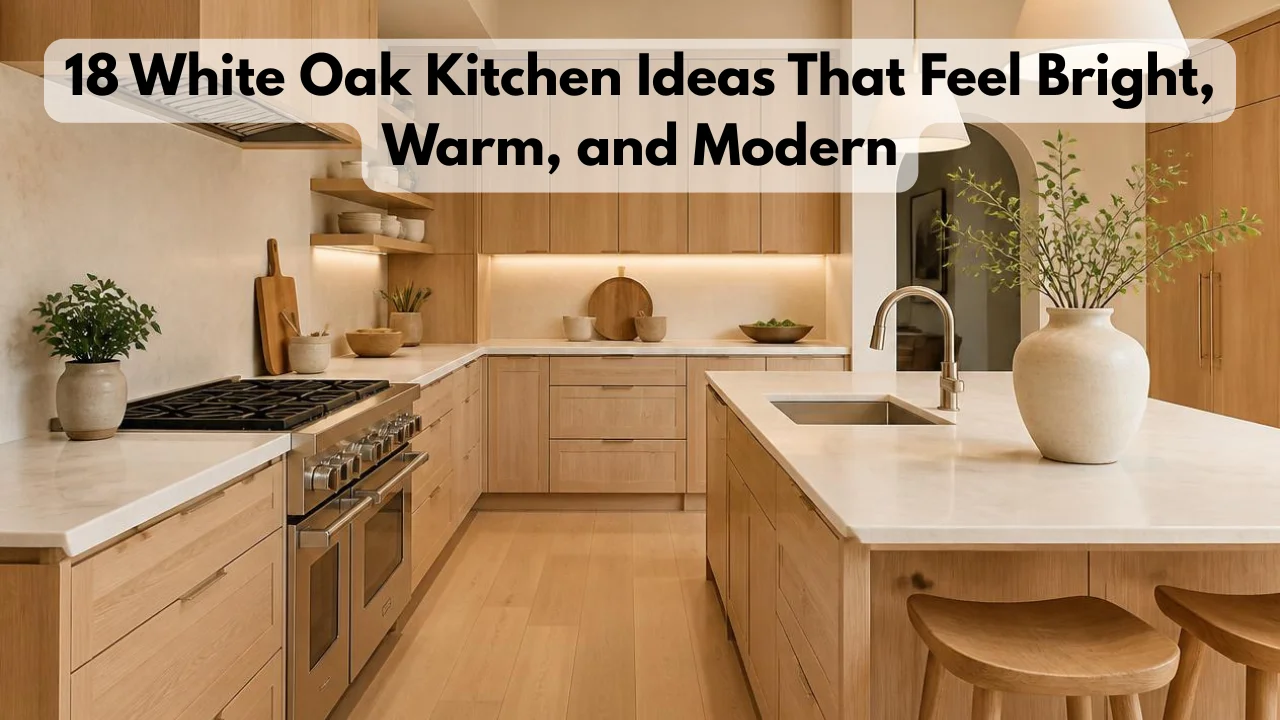 18 White Oak Kitchen Ideas That Feel Bright, Warm, and Modern