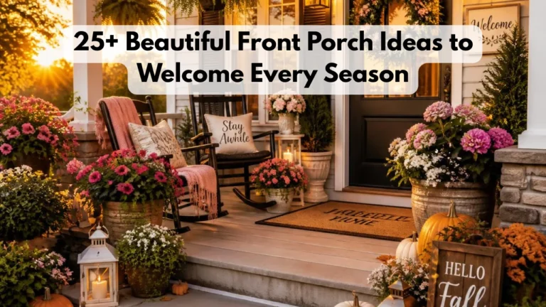 25+ Beautiful Front Porch Ideas to Welcome Every Season