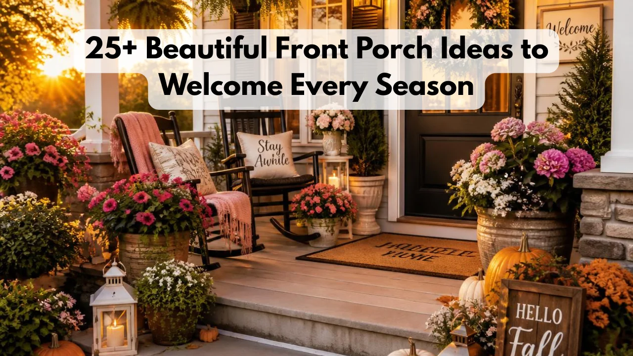 25+ Beautiful Front Porch Ideas to Welcome Every Season