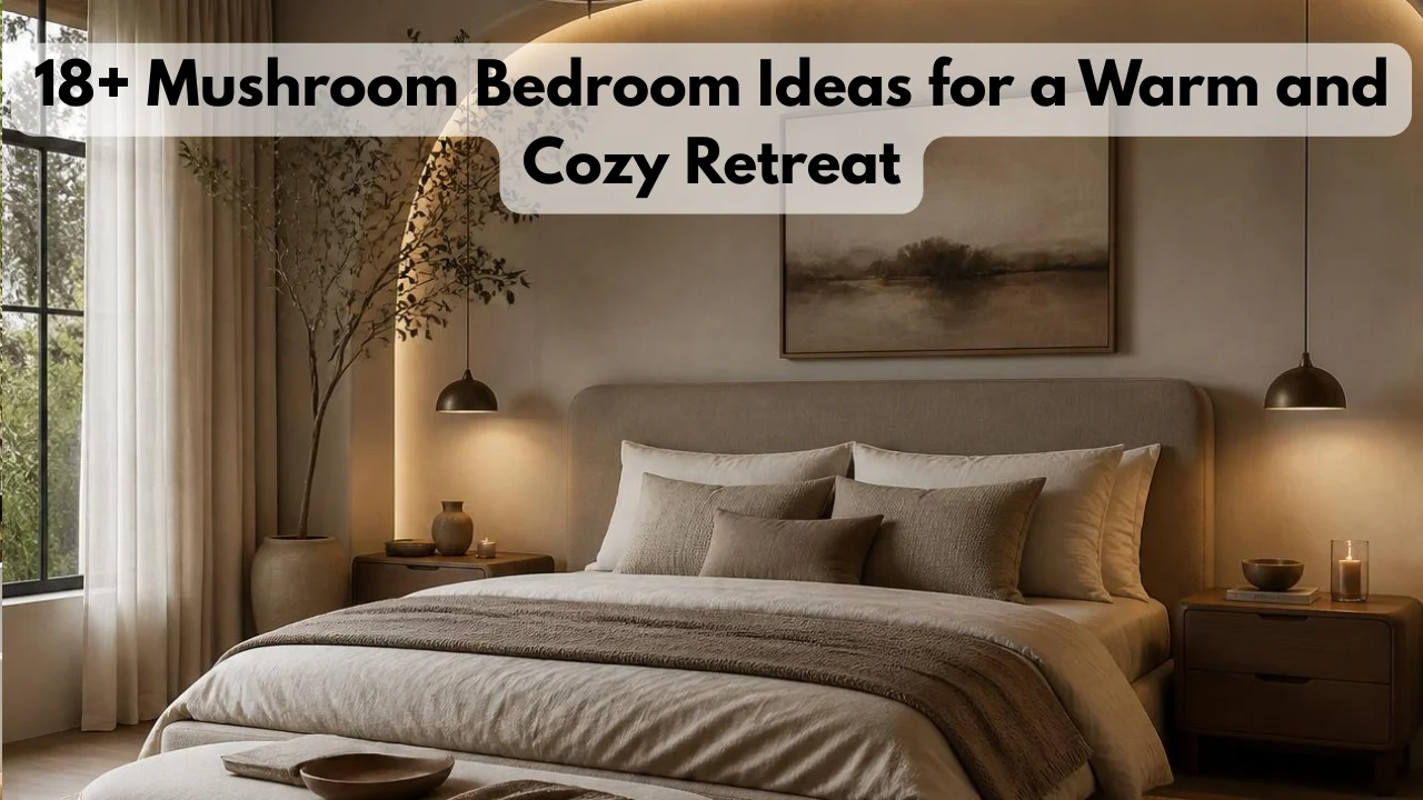 18+ Mushroom Bedroom Ideas for a Warm and Cozy Retreat