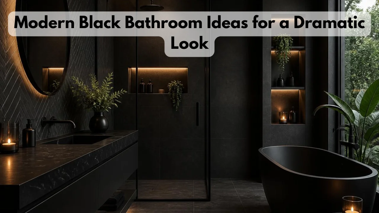 Modern Black Bathroom Ideas for a Dramatic Look